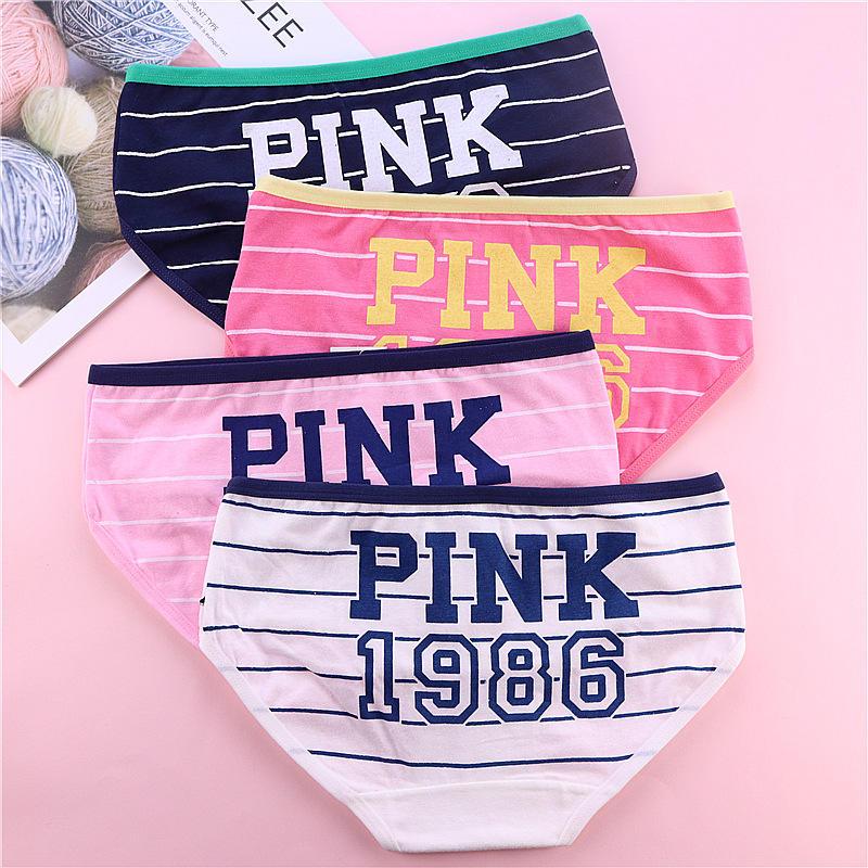 Vtg 08 VICTORIA'S SECRET Love PINK 1986 Low RISE HIPSTER Panty Size Small  Cotton