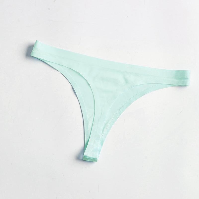 (9.95 EUR for 4 Pcs) Best Selling Silk Seamless Tangas G-string Underwear Lingerie Panty Thong - QuitePeach.com