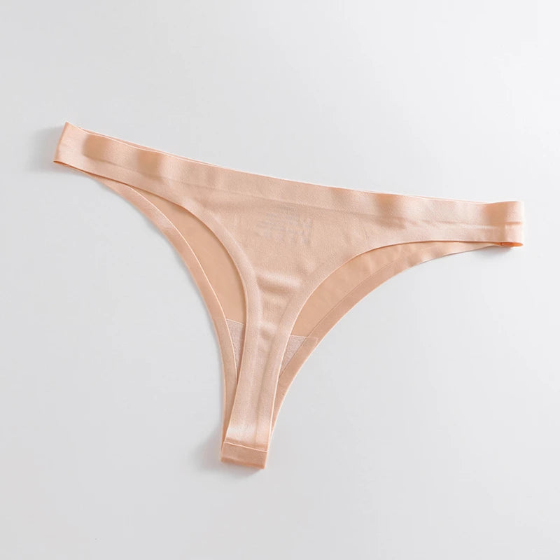 Dropship Dalia Silk Seamless Thong Underwear - Nude to Sell Online at a  Lower Price